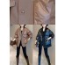 Handmade Khaki Casual Winter Puffer Jacket Down Coat